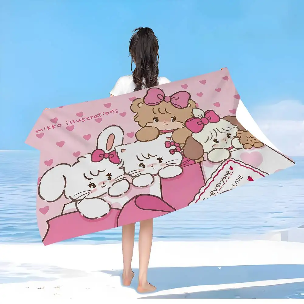Popular Artist M-Mikko Big Microfiber Beach Towels Quick Dry Towel Sand Beach Towels Pool Towel for Travel Swim Pool Yoga
