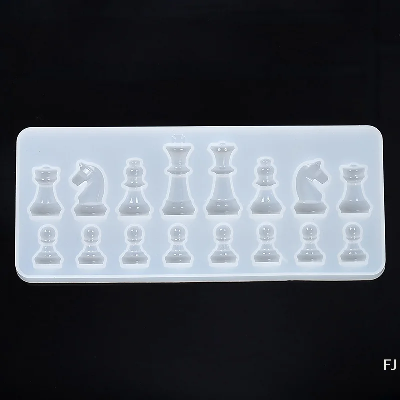 

Силиконовая форма для шахматных фигур [YU] International Chess Shape, для литья из глины, УФ-смолы, эпоксидной смолы, для изготовления подвесок и украшений своими руками