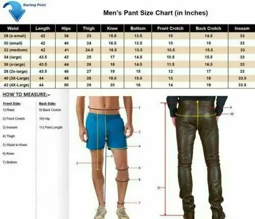 Mens Skinny Biker Leather Pants Fashion Faux Leather Motorcycle Trousers For Male Stage Club Wear