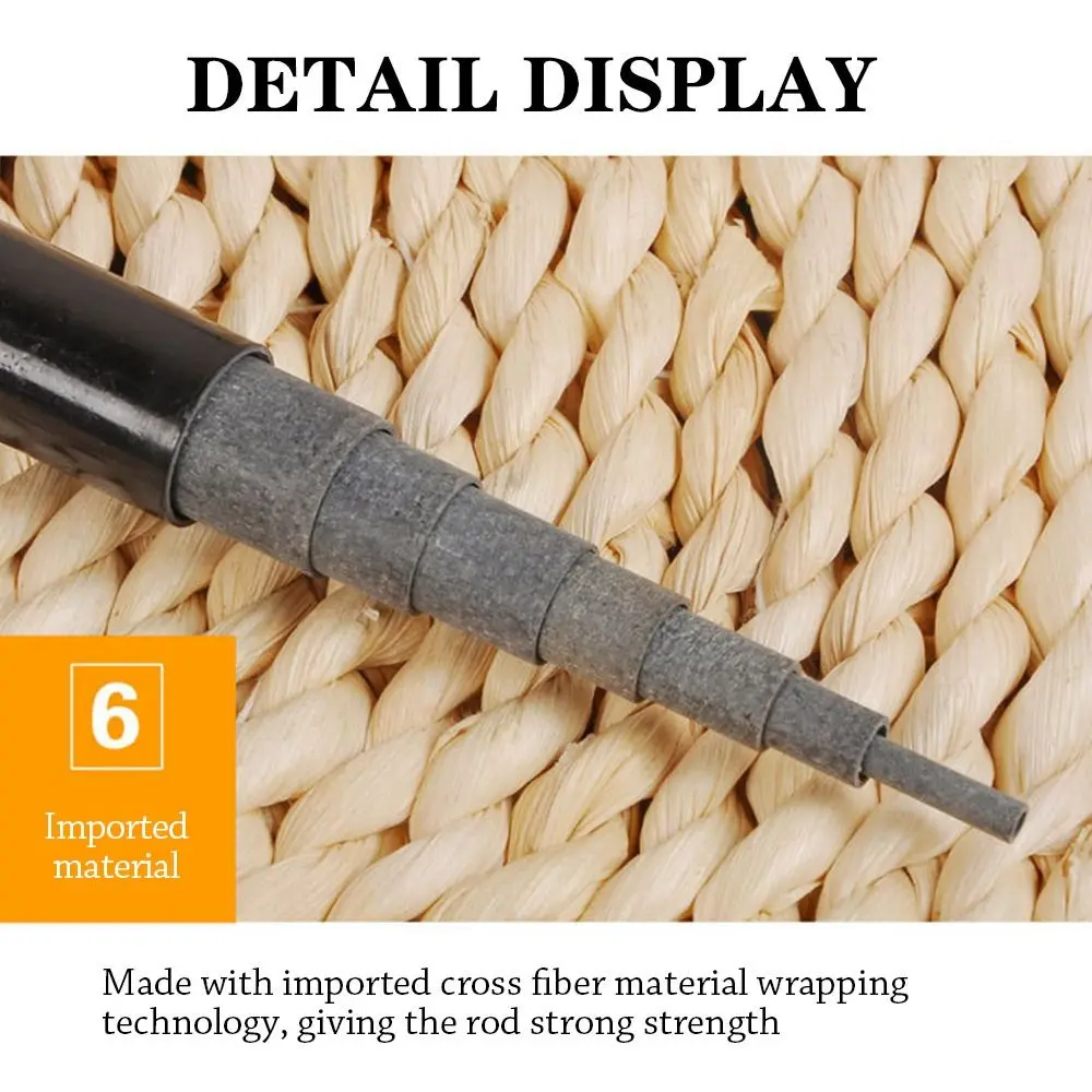 Mini Ultralight Portable Stream Hand Pole Fishing Tackle Telescopic Fishing Rod Carp Feeder