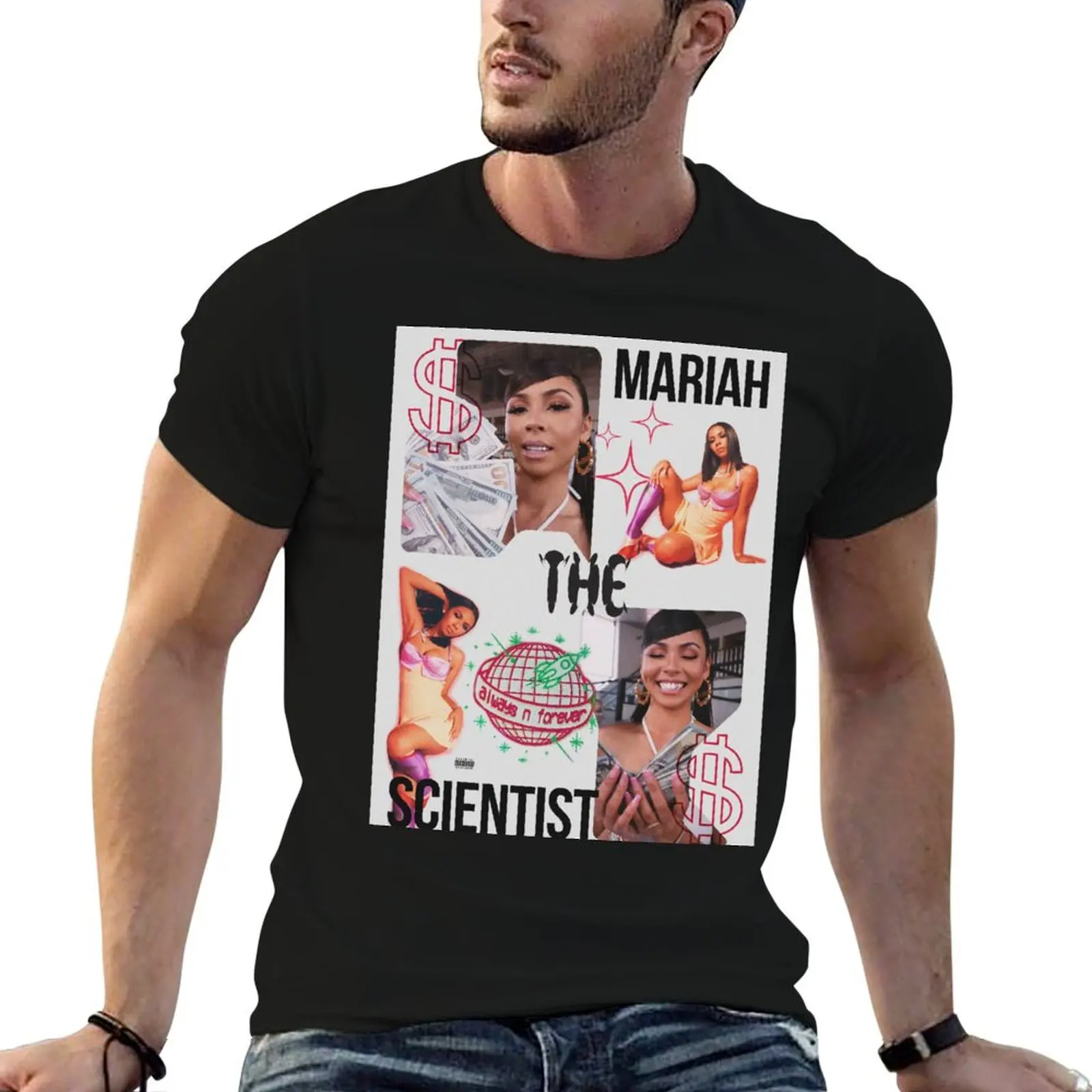 

MARIAH THE SCIENTIST POSTER T-Shirt t shirts cotton 100% t shirt man plain T-Shirt