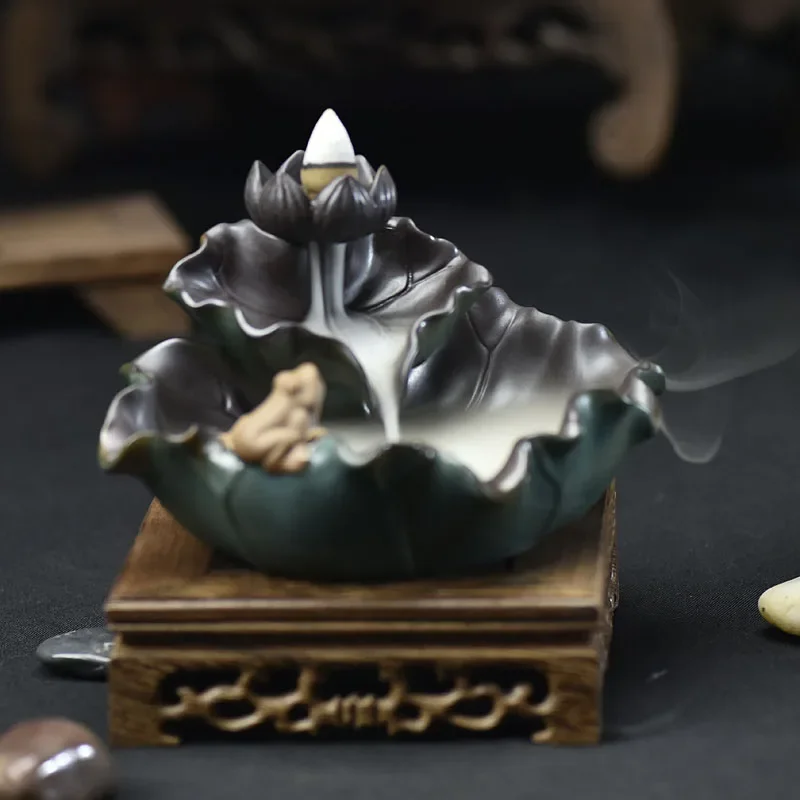 Incense burner backflow antique ceramic creative incense insert household