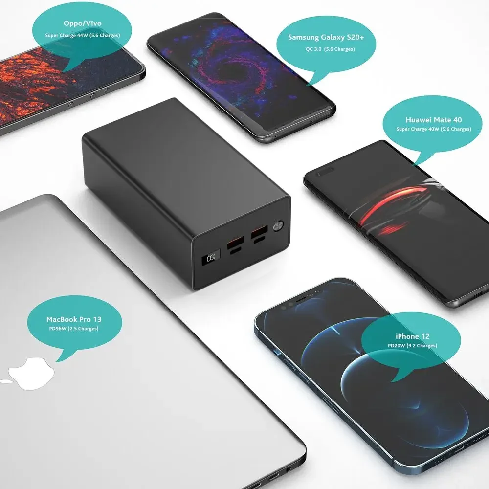 Custom Logo Portable Charger Super Charger PowerBank Big Capacity Power Bank