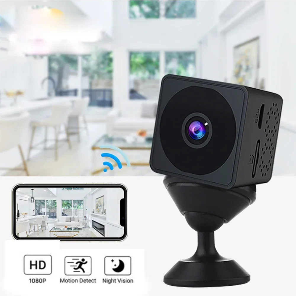 

WIFI Mini Mini IP Camera Battery Powered Smart Security Surveillance Wireless WiFi Camera HD 1080P Night Vision Sports Camera