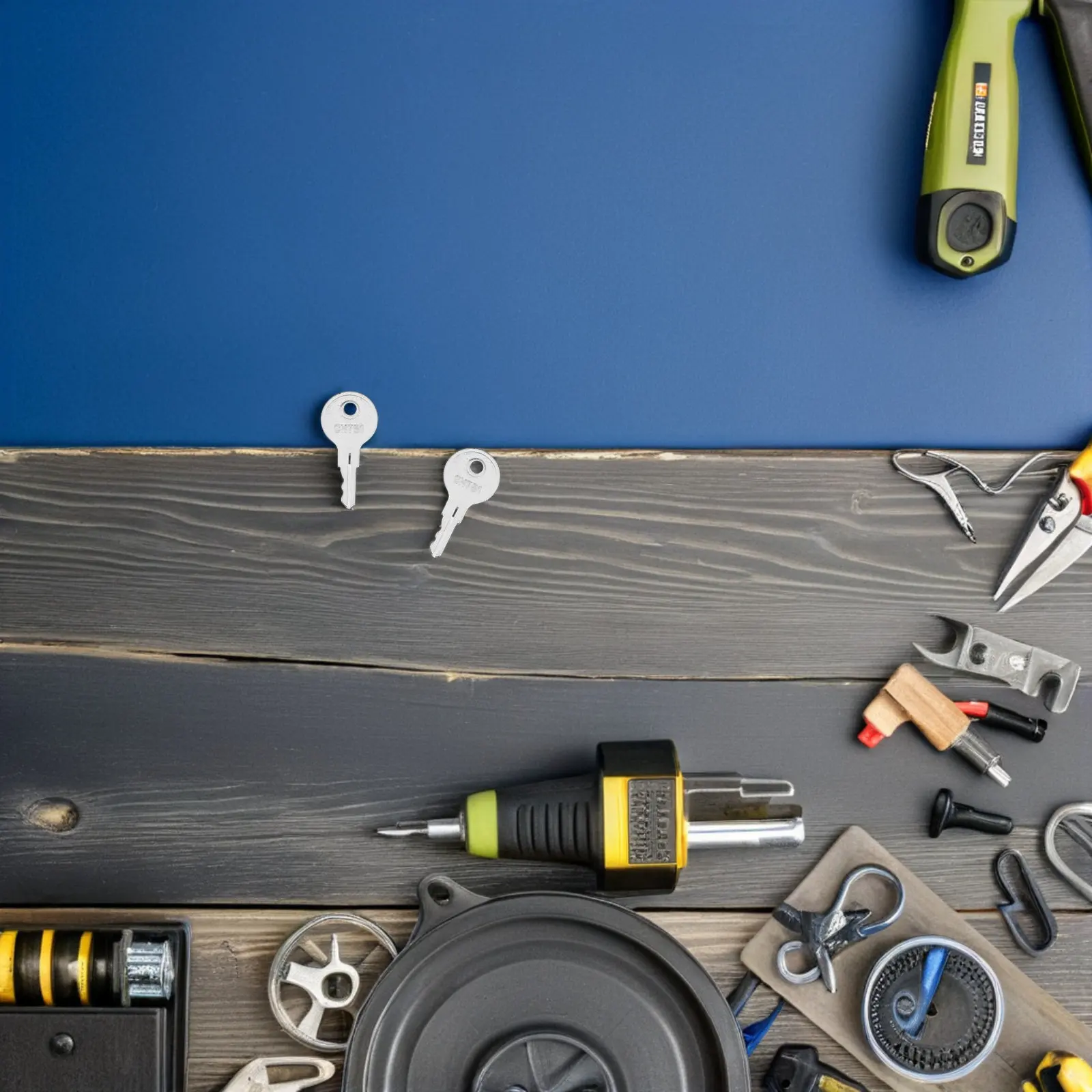 

10Pcs Rv Keys Heavy Duty Replacement Universal Camper Door Lock Storage Cabinet Toolbox Utility Cart Side Box Spare Keys