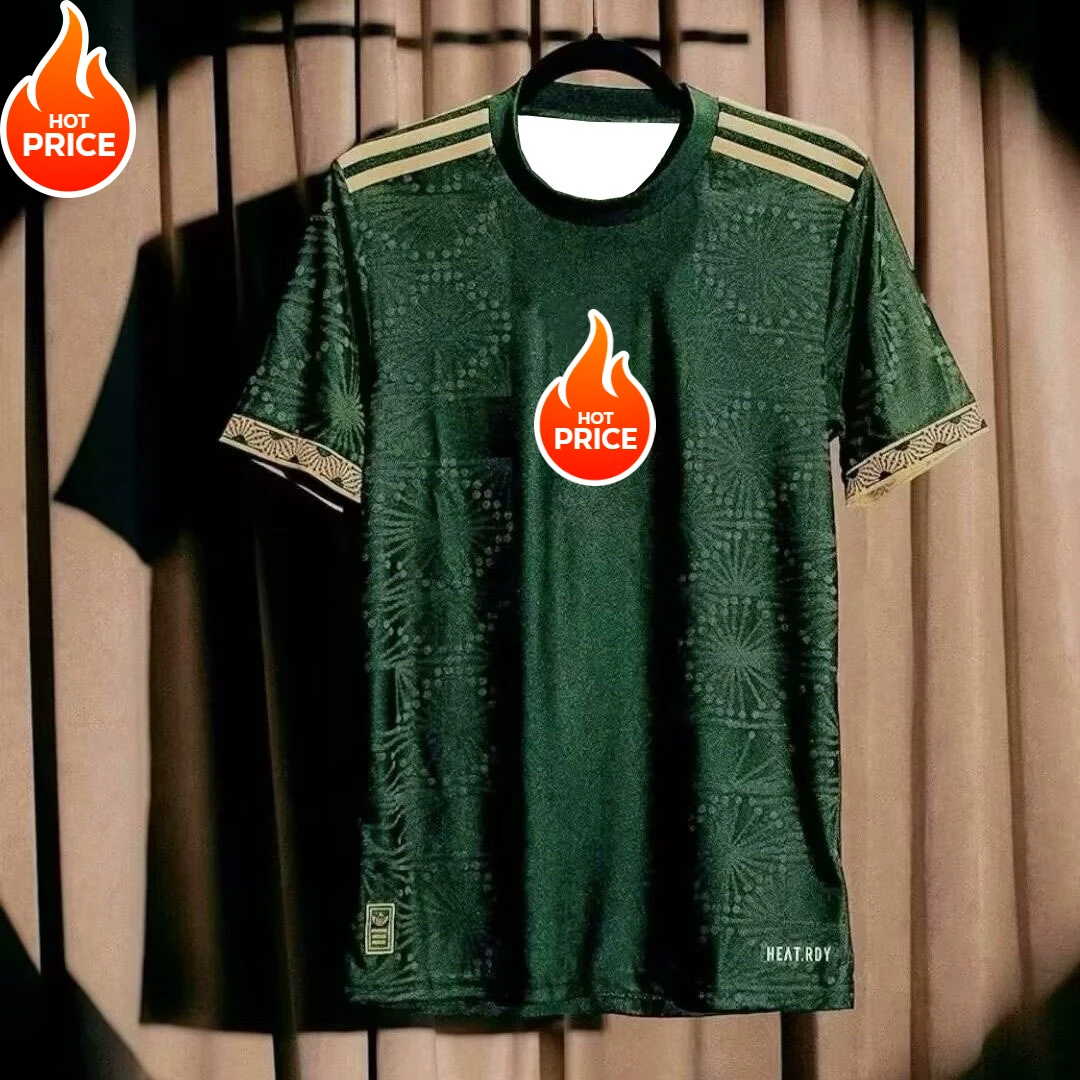 

25-26 New Season Mexico Gold Cup Black Green Short Sleeve Football Jersey Fan Version_Player Version