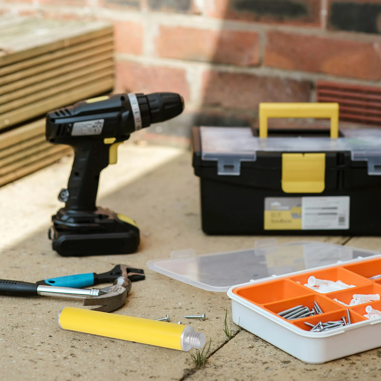 

10Cm Alloy Extension Rod for Surveying Tools Heavy Duty Universal Threaded Pole Reliable Stability for Outdoor Measurement Tasks