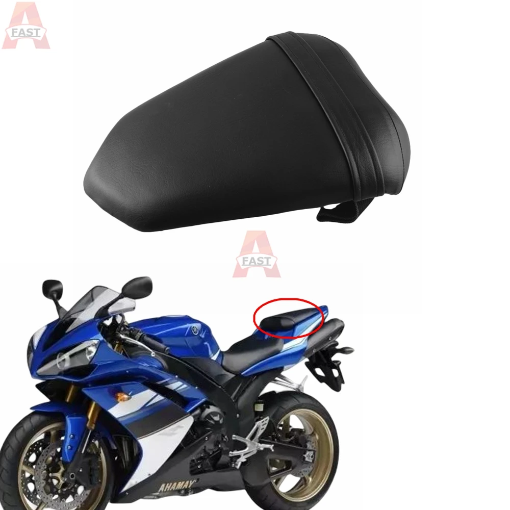 

Мотоциклетная черная подушка заднего пассажирского сиденья для Yamaha YZF R1 YZFR1 YZF-R1 2007-2008, аксессуары