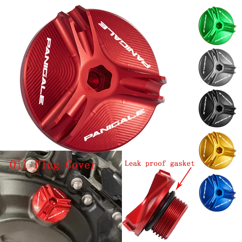 Motorcycle CNC Engine Oil Filler Cover Protection Accessories For Ducati 899 959 1199 1299 Panigale V4 Streetfighter V4S V2