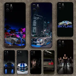 F-Fasts and F-Furious Moive Phone Case For Apple iPhone 15,14,13,12,11,Pro,X,XS,Max,XR,Plus,Mini Soft Black Cover
