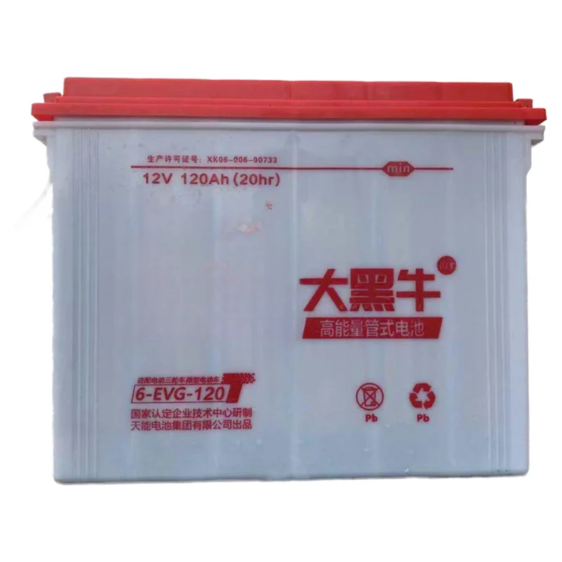 Tricycle water battery for 6-EVG-120 12V100AH 120AH 130 150AH forklift battery