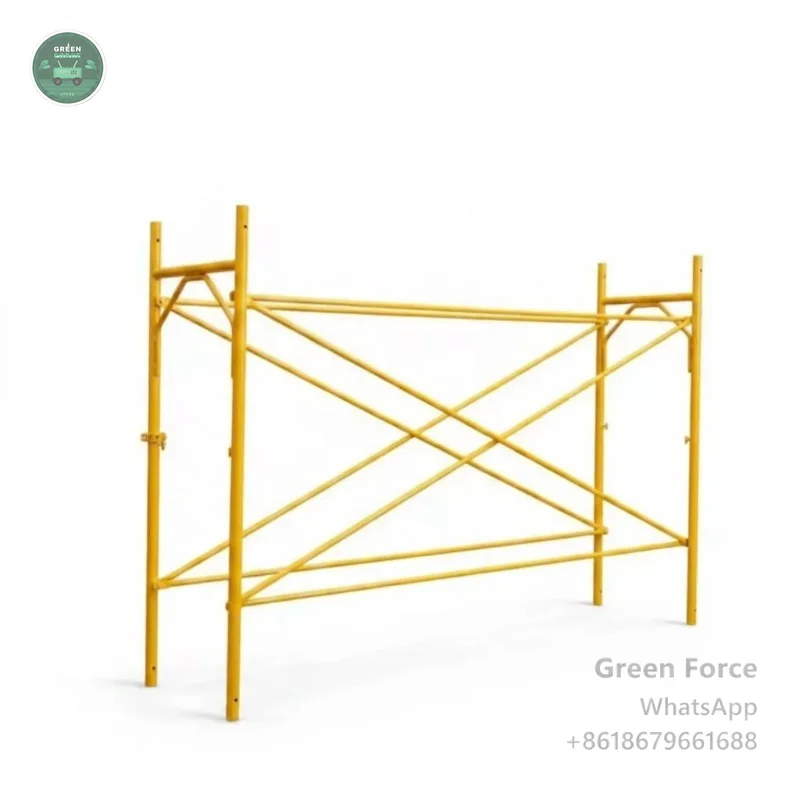Durable Galvanized Steel Masonry Scaffolding – Traverse-Enabled H-Frame Arch Support Tower