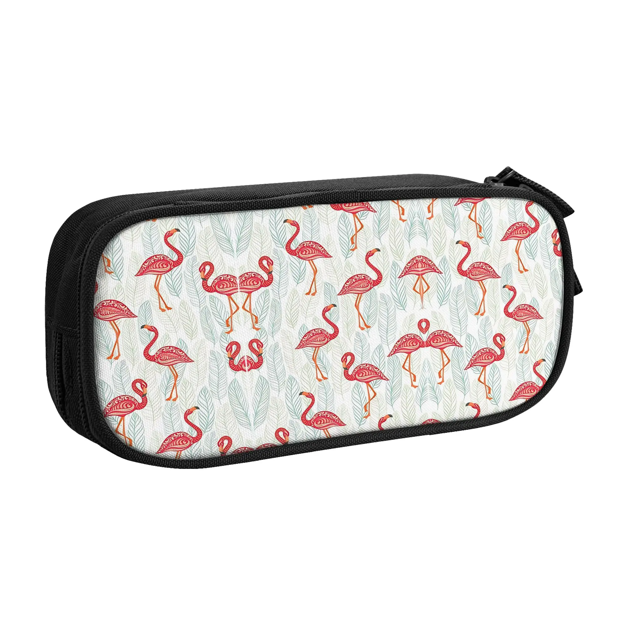 estojo-de-lapis-rosa-estiloso-com-estampa-de-passaro-da-selva-bolsa-para-canetas-de-adolescente-estojo-escolar-com-flamingo
