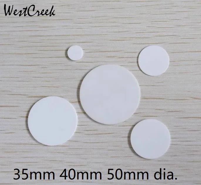 WESTCREEK 50mm dia. aluminium oxide wafer alumina disc aluminum oxide disk AlO ceramic round sheet Insulation heat dissipation