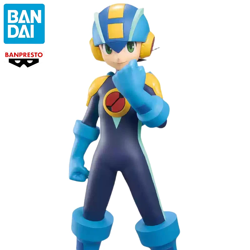 Figura oficial de PVC de BANDAI Banpresto Grandista Mega Man Battle Network MegaMan.EXE de 24 cm en stock, envío rápido