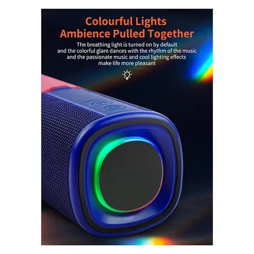 Imagen 2 del producto Altavoz Bluetooth dividido magnético 2 en 1, subwoofer portátil estéreo inalámbrico auténtico, resistente al agua, para exteriores, 20W