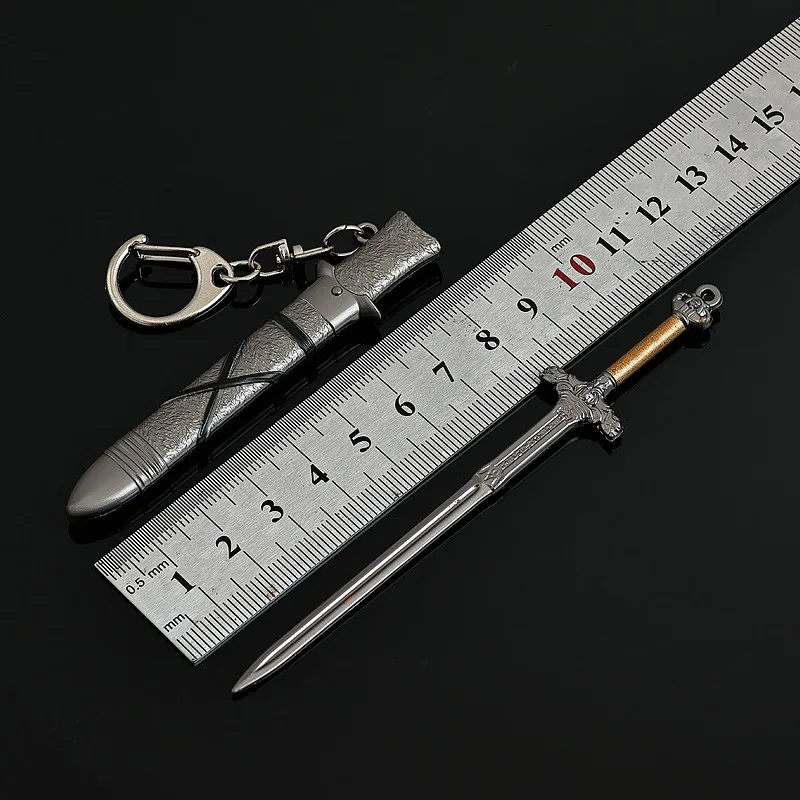 12cm Conan exila la espada de Atlantis cuerpo a cuerpo arma modelo de aleación decoración de escritorio adornos colección artesanías regalos juguetes niños
