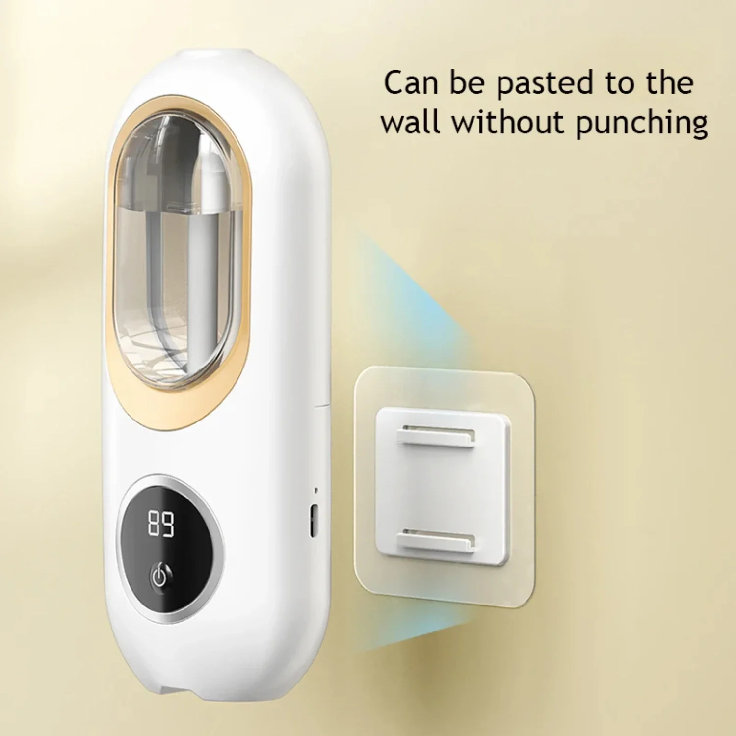 Modern USB Powered Wall-Mounted Perfume Mist Maker with 4 Aromatherapy Modes - Stylish Contemporary LED Room Fragrance Machine