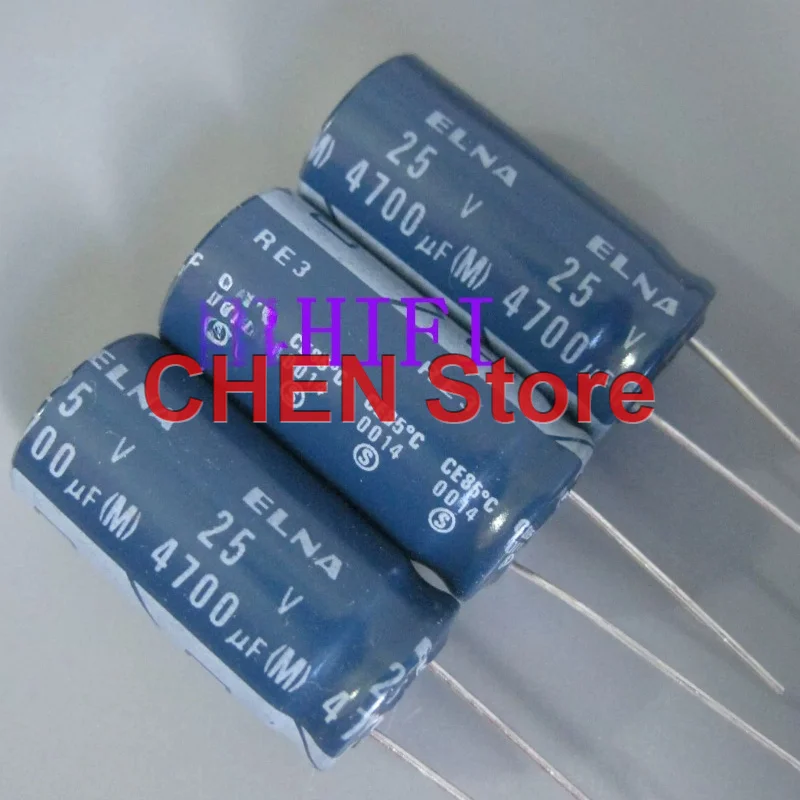 10PCS/lot original ELNA RE3 25V4700UF 16x31MM 85C 4700UF 25V electrolytic capacitor free shipping