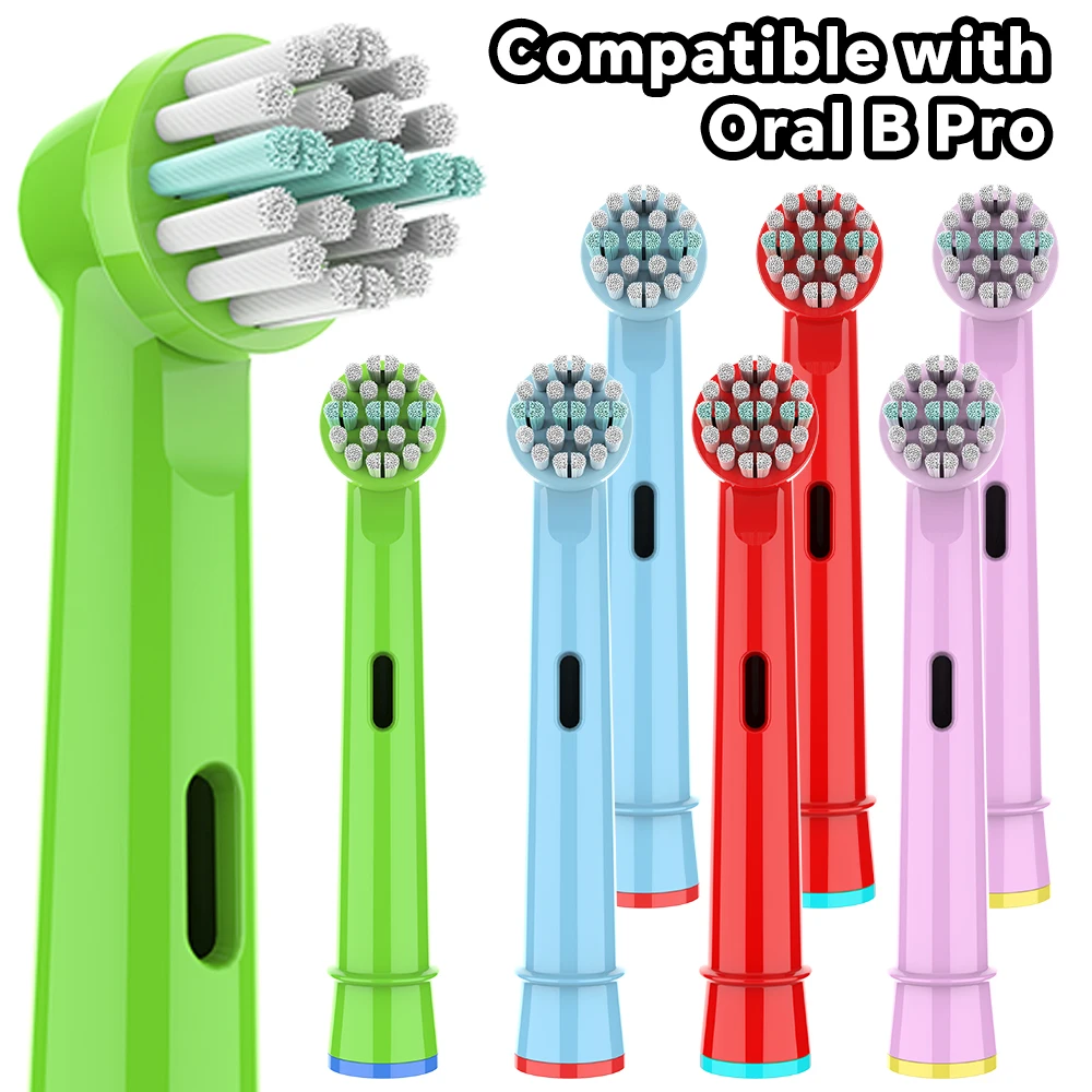 Replacement Brush Heads Compatible with Oral B Electric Toothbrush, Toothbrush Head for Pro 100 1000 (Pack of 4/8/12/20)