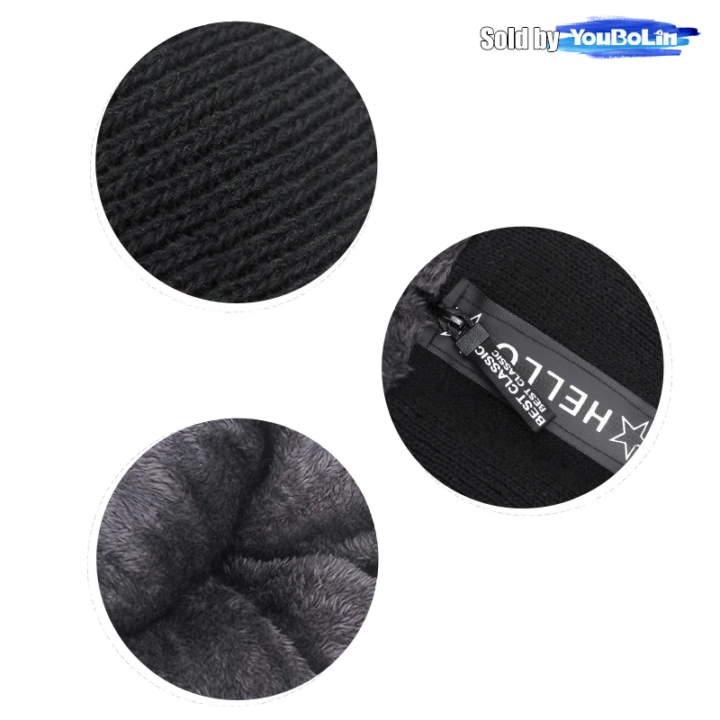 قبعة نيسيي دافئة مبطنة بالصوف لفصل الشتاء، مثالية لركوب الدراجات في الهواء الطلق، قبعة صوف بسحاب #6