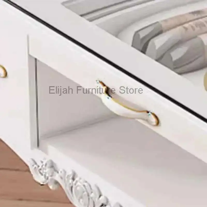 Stół do manicure, luksusowy, nowoczesny, profesjonalny, toaletka, stół kosmetyczny, meble do salonu paznokci.