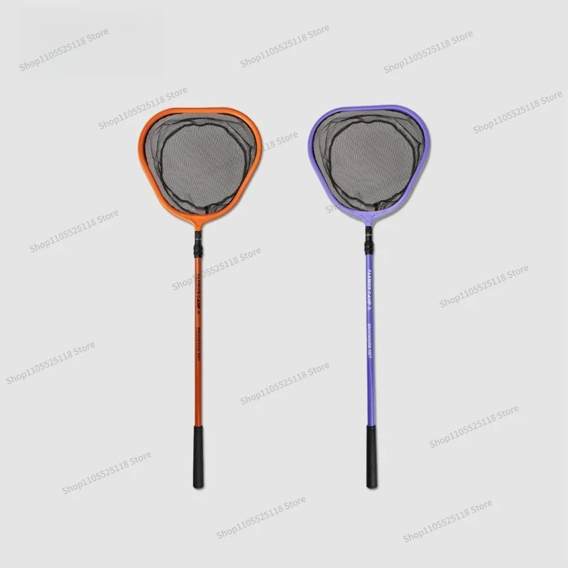For Small Object Fishing, Stream Fishing, Telescopic Copying Net, Carbon Hard Rod Catching Wild Mining Net Pocket