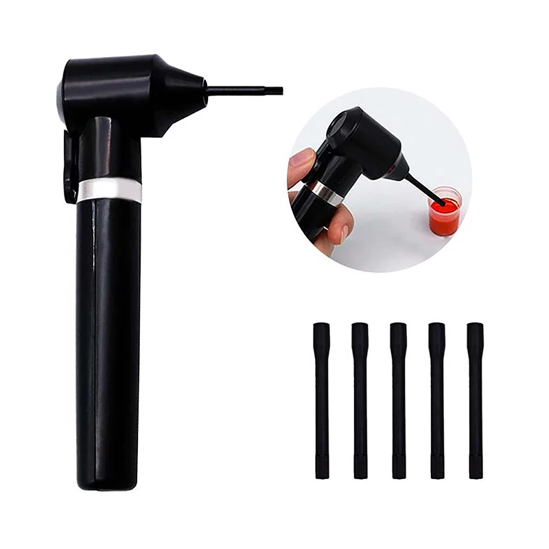 Tattoo Ink Mixer Pen Device With 5PCS Mixing Sticks For Electric Tatu Pigment Sturring Rod Coloring Accessory Ink Mixer