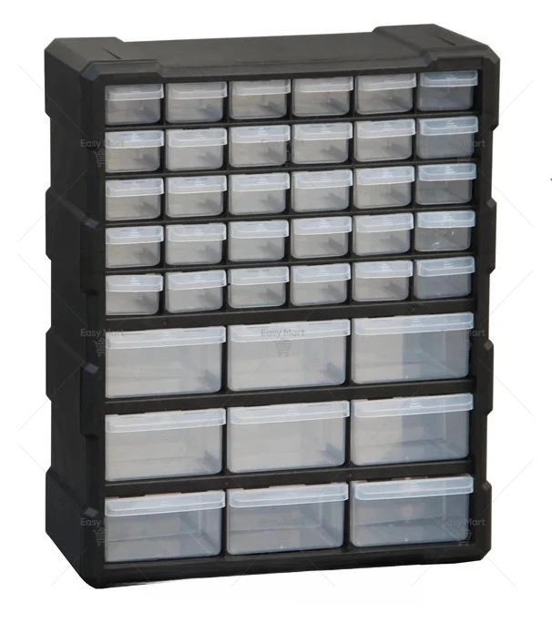 Storage box drawer type plastic parts box building block screw elements combined classification new material can be wall mounted