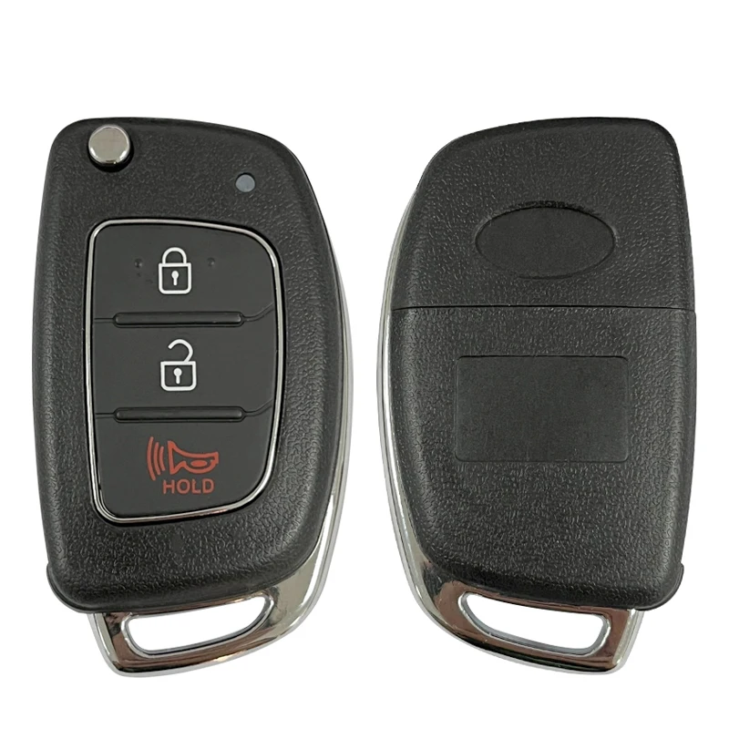 CN020065 Aftermarket Shell 3 Button Remote Flip Key For Hyundai HB20 Part No 95430-1S011 / 1S001 OKA-866T 4D60 Chip No Logo