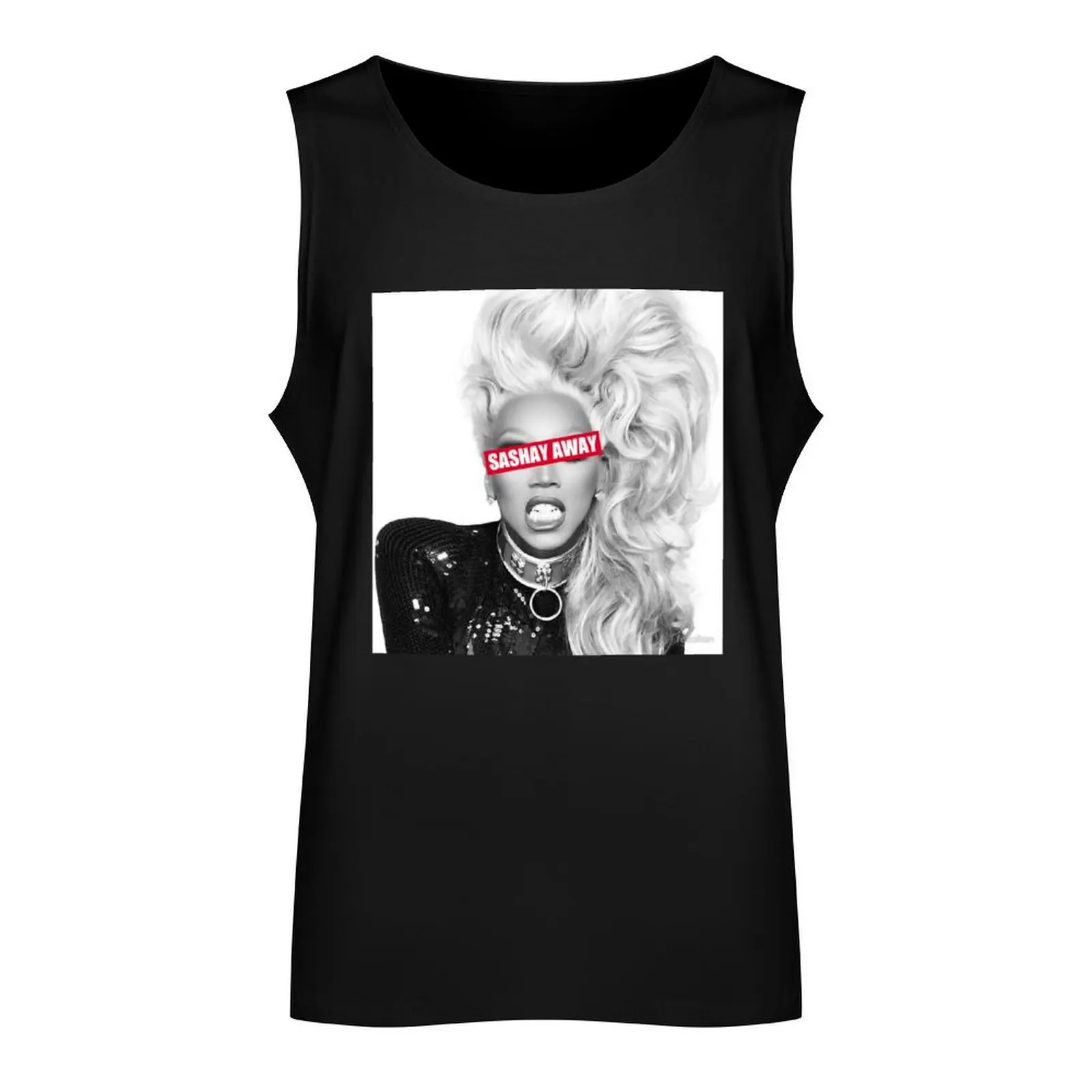 RuPaul Sashay Away Tank Top sexy clothes men gym t-shirts man Vest male Men's fitness t-shirt