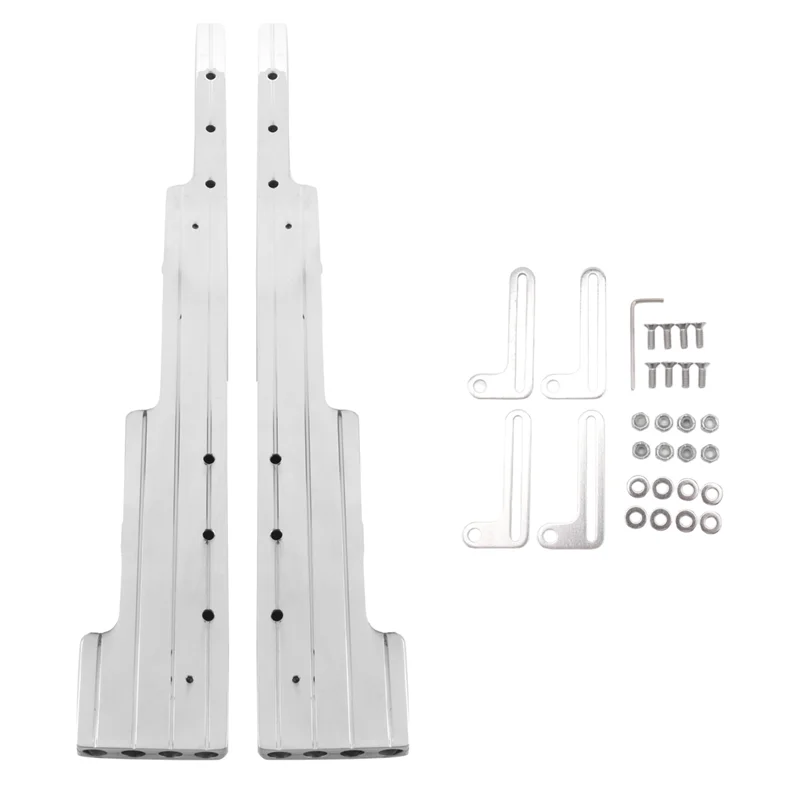 Holders Separator Divider Spark Plug Wire Looms 40375 For V8 For Chevy Ford SBC BBC SBF BBF 350 400 396 472 502 Silver