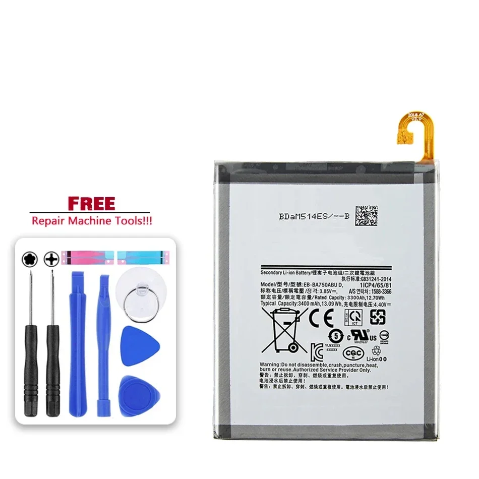 

Battery EB-BA750ABU For Samsung GALAXY A10 A7 2018 A105F A730 X SM-A750F SM-A730X for Galaxy A8S A750f G8870 M10 F M10F