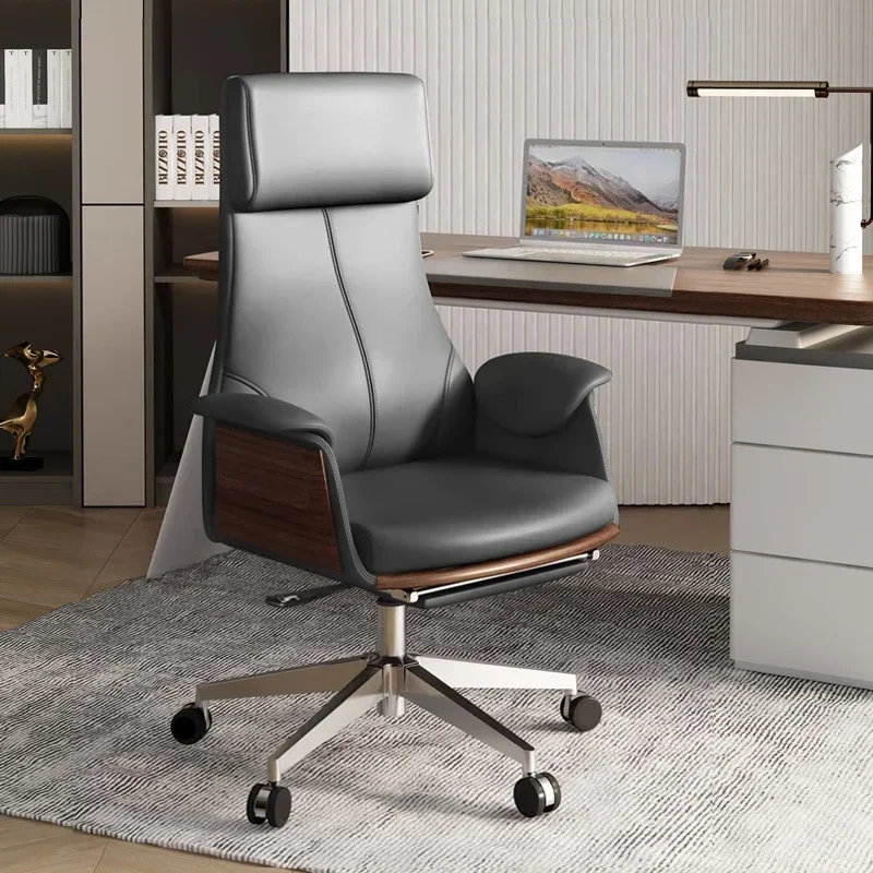 

Senior Ergonomic Office Chairs Recliner Commerce Meeting Computer Office Chairs Leather Luxurious Furniture Silla Oficina LLOC
