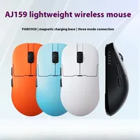 Ajazz Aj159 Apex Wireless Gaming Mouse Tri-Mode Custom PAW3950 8K Magnetic Success Charging Ice Coating Gaming Mouse