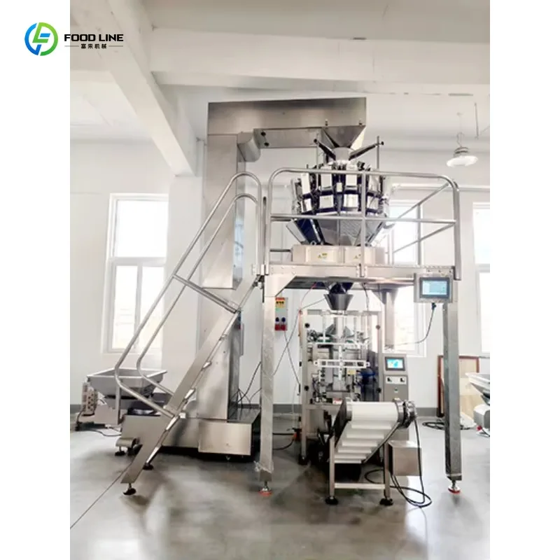 Customized 2026 Hot-selling Multi-purpose Packaging Production Line 10-head Weigher for Nuts Seeds Rice Grains