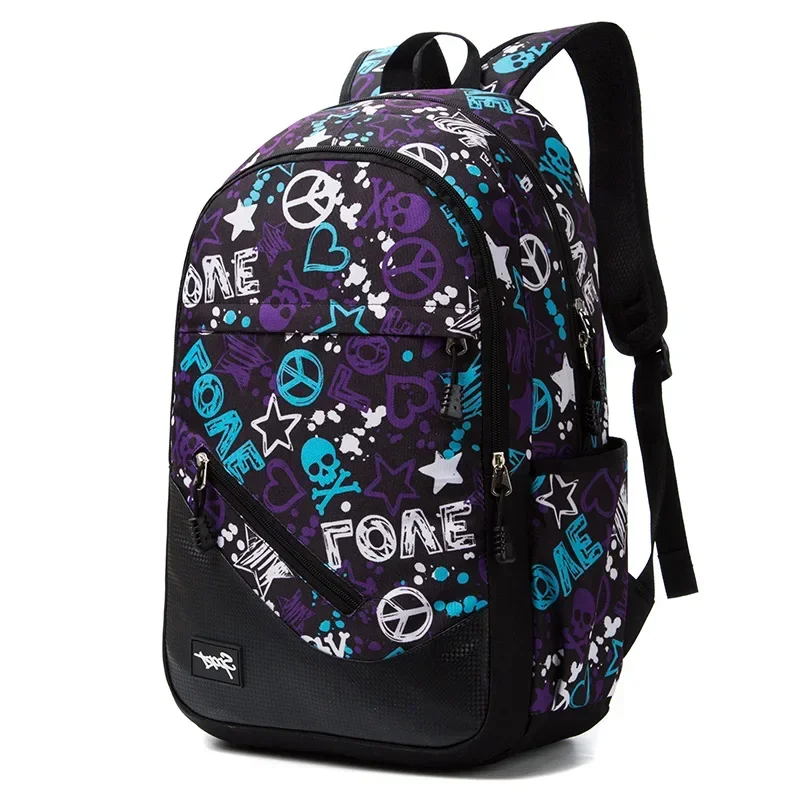 Camouflage Printing School Backpack Large-capacity Orthopedic Schoolbag for Boys Girls Laptop Backpacks Teen Nylon School Bags
