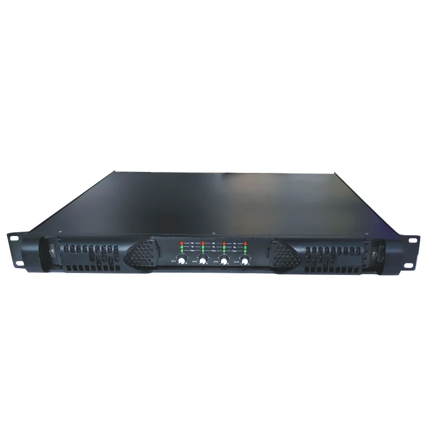

Ocean Professional Audio 4-Channel 1400 Watt Sound DP4140 Amplifier 1U Class D Amplifier Universal Digital Amplifier