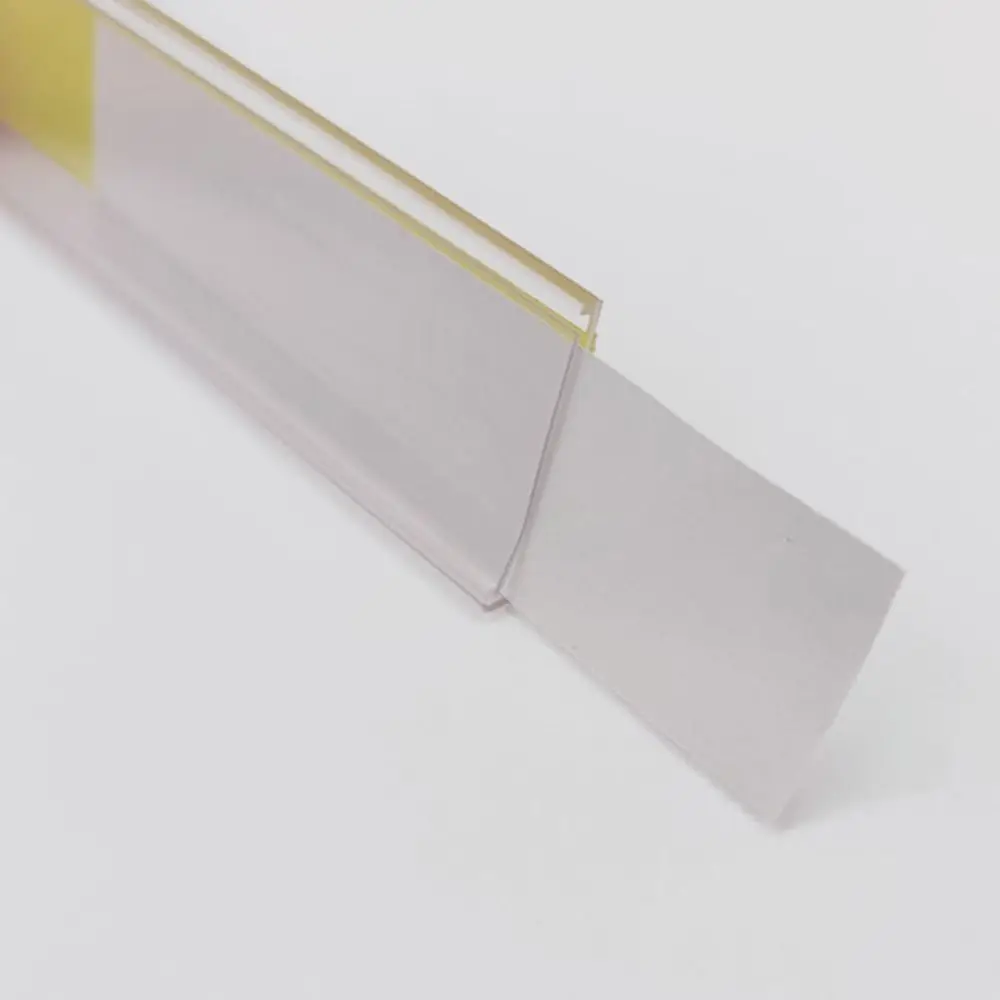 10pcs Transparent Self-adhesive Shelf Label PVC Material Self-adhesive PVC Index Card Pockets Index Card Size Convenient Pockets