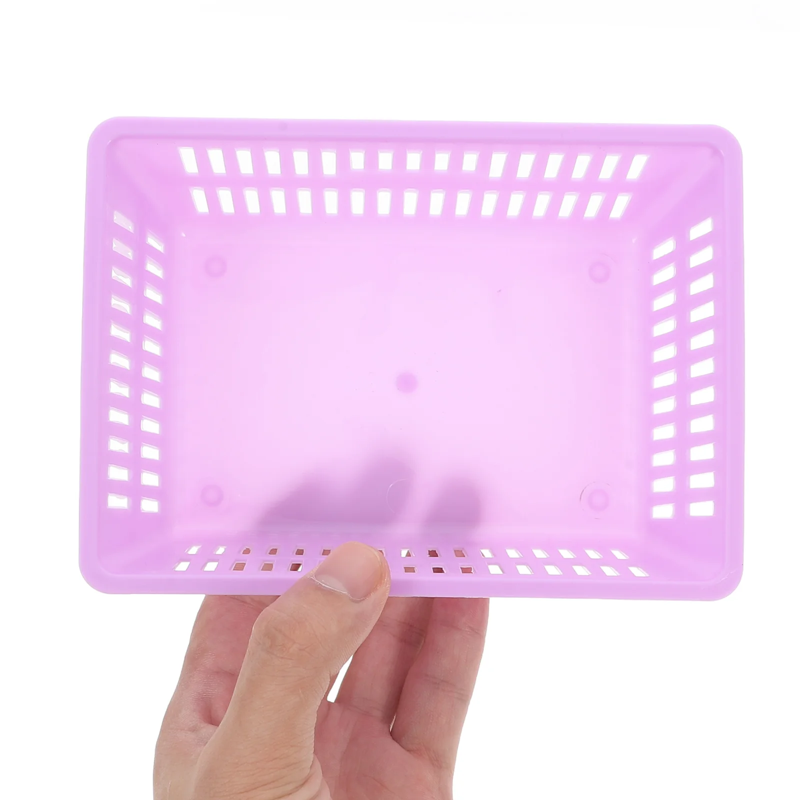 10 PCS Game Machine Coin Basket Desktop Sundries Containers Purple Baskets Storage Box for Center Plastic Coins Bins