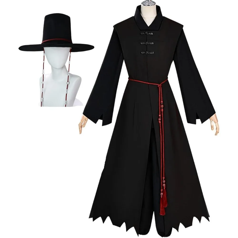 

Anime KPop Demon Hunters Saja Boys Cosplay Costume Uniform Halloween Carnival Party Christmas Play Role Clothes Clothing
