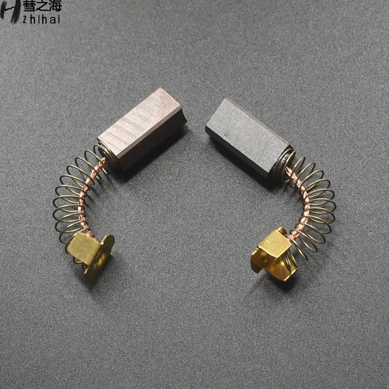 

10PC J204 copper-containing DC motor spring carbon brush 6.5 * 9.5 * 20 universal wear-resistant support customization