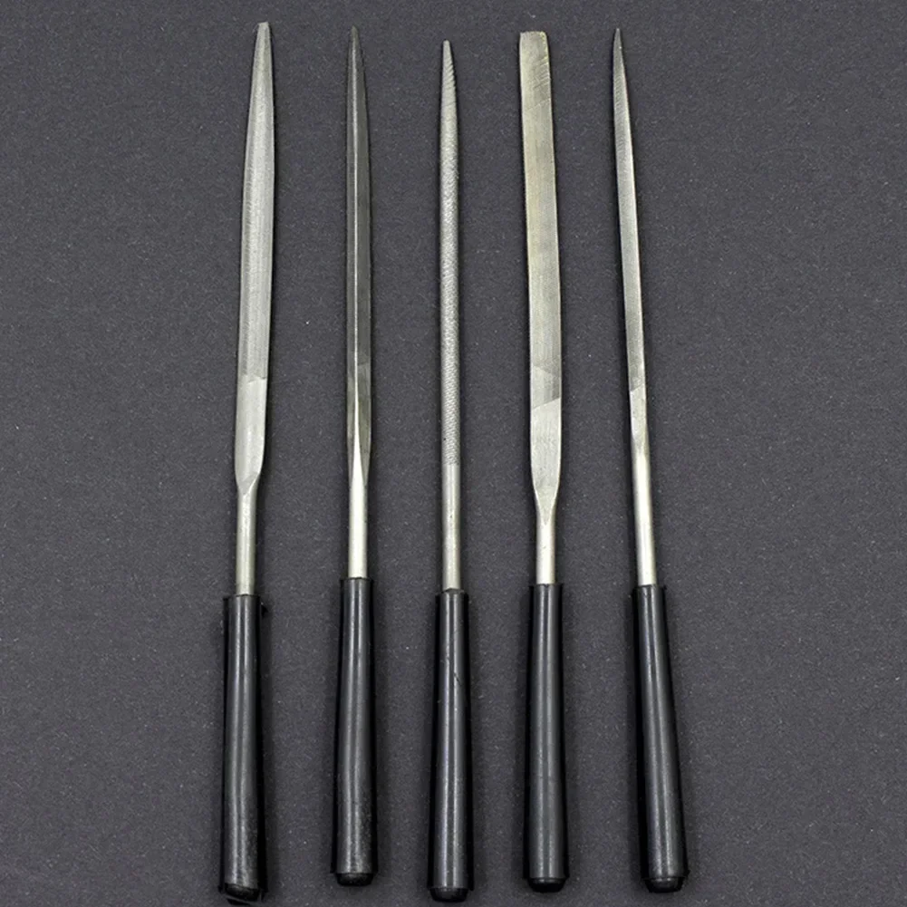 

Hand Tools Diamond Files 5PCS Flat Nonslip Handle 3x140mm Diamond Needle For Wood Comfortable Grip Easy To Use