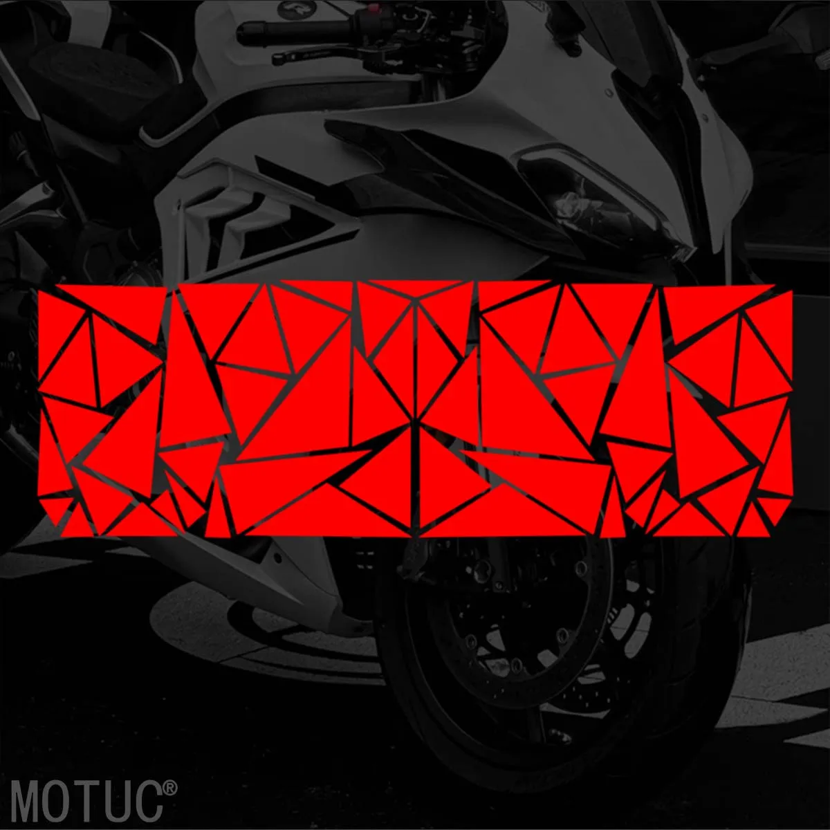 Geometrischer Riss-Motorrad-Felgenaufkleber, reflektierender Vinyl-Aufkleber, wasserdicht, UV-beständig, Felgenband, Motorrad-Dekorationszubehör – Detail 8