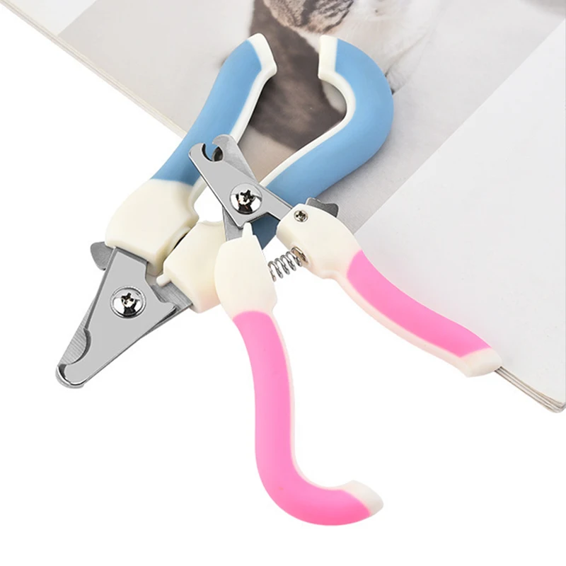 Dog Nail Clipper Scissors Kitten Nail Toe Claw Clippers Trimmer Labor-Saving Grooming Tools for Animals General Pet Supplies