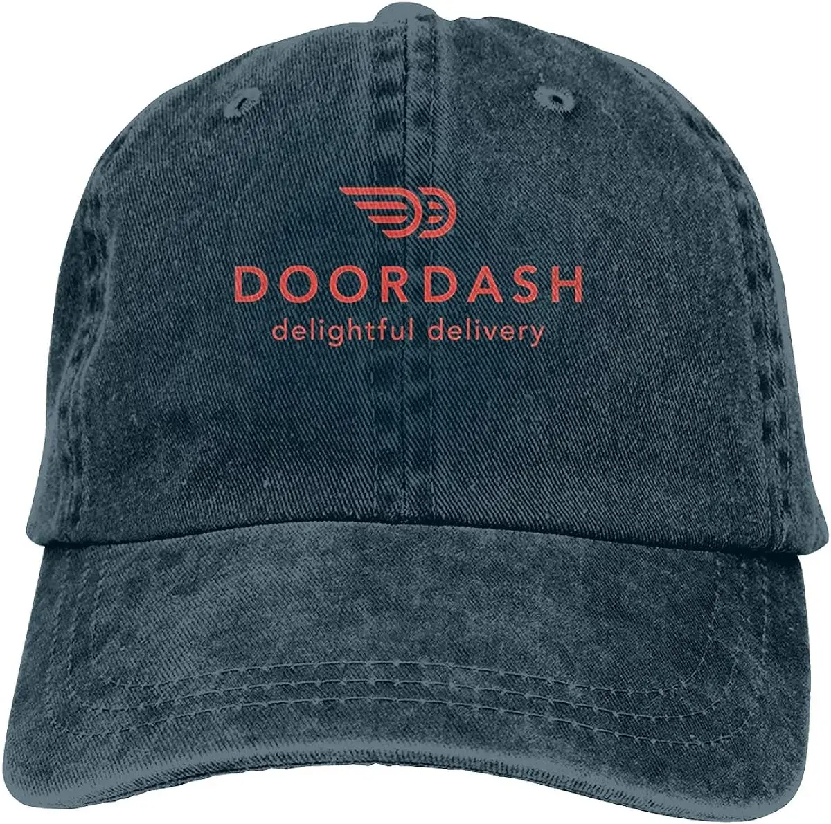 DoorDash Delightful Delivery Unisex Adjustable Hat Travel Sunscreen Caps