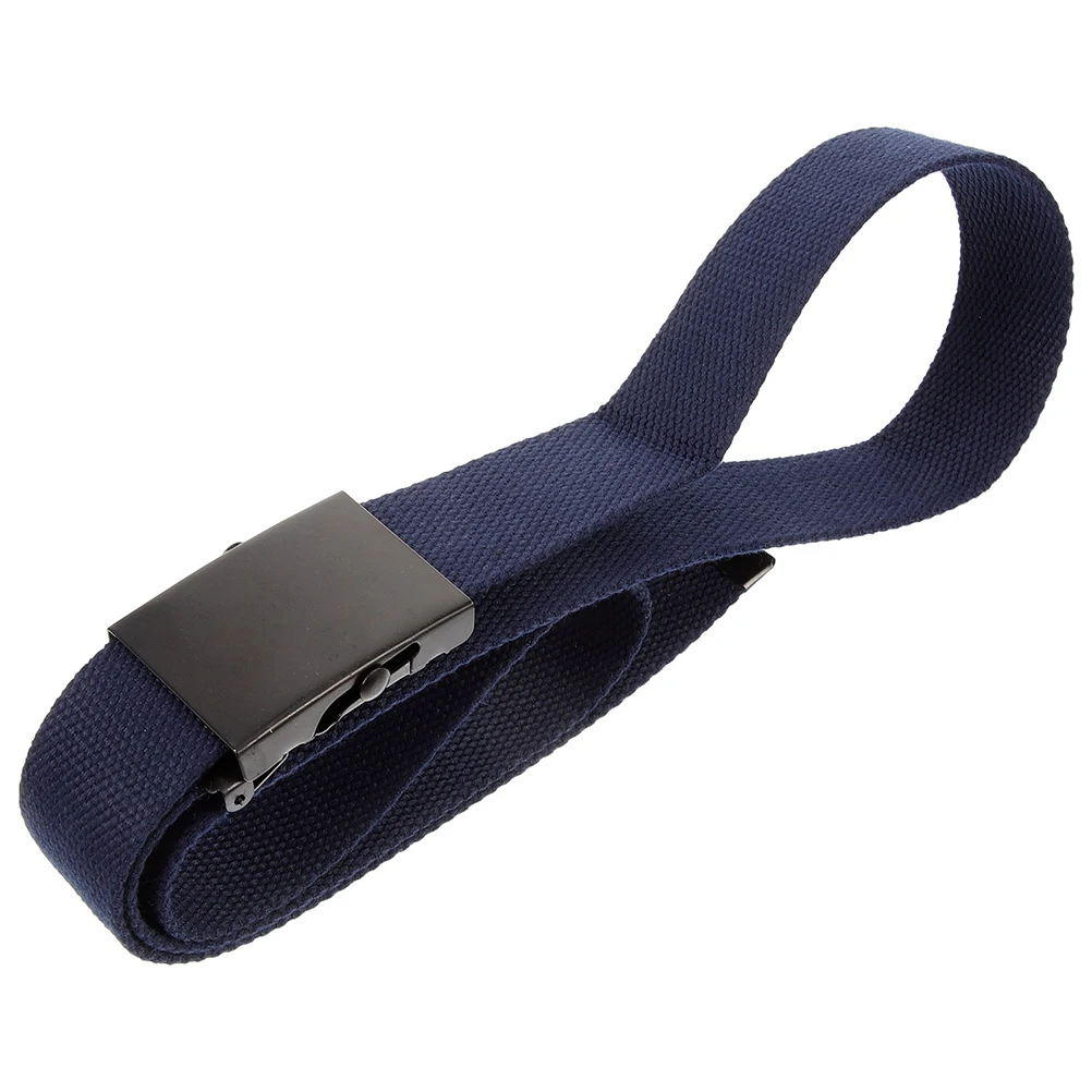 

Military Buckle Men Women Adjustable Canvas Waist Belts Mens Work Belt Durable Trendy Work Belts Versatile Design