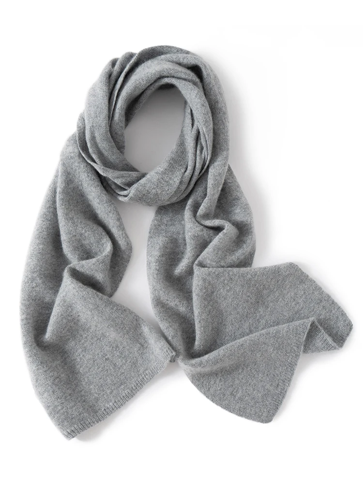 

TLOML новый женский шарф из 100% кашемира, осень-зима, кашемировая вязаная длинная шаль, повседневный стиль, базовый мягкий теплый шарф, роскошные топы