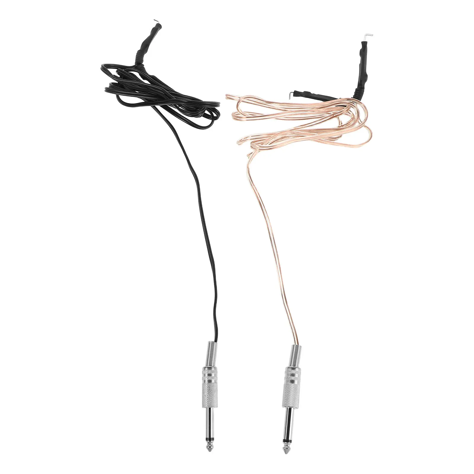 2Pcs Tattoo Machine Replacement Clip Cord Electrical Wire High Purity Copper for Liner Shader Rotary Tattoo Machine Supply