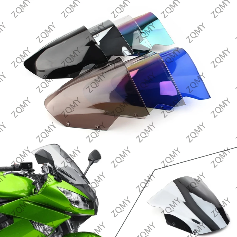 Motorcycle Windscreen Windshield ABS Windproof Shield for Kawasaki ER6F ER6R 2009 2010 2011 ER-6R ER-6F 09 10 11